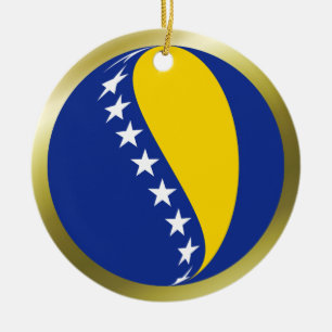 Flag Ornament Bosnië-Herzegovina