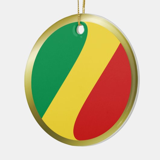 Flag Ornament Congo-Brazzaville (Links)
