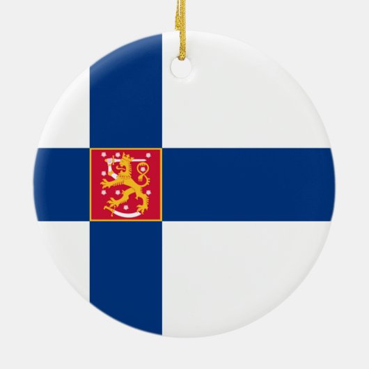 Flag Ornament Finland (Achterkant)