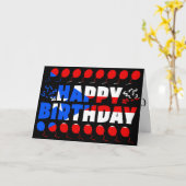 Flag Patriotic Birthday Puerto Rico Kaart (Gele Bloem)