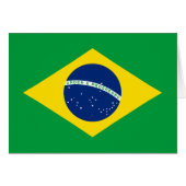 Flag patriottisch Brazilië (Voorkant Horizontaal)