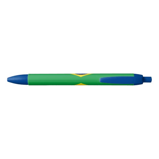 Flag patriottisch Brazilië Blauwe Inkt Pen (Achterkant)