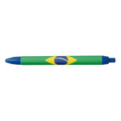 Flag patriottisch Brazilië Blauwe Inkt Pen (Voorkant)