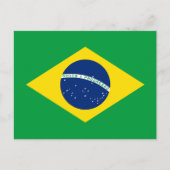 Flag patriottisch Brazilië Briefkaart (Voorkant)
