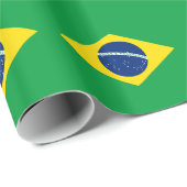 Flag patriottisch Brazilië Cadeaupapier (Rol Hoek)