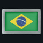 Flag patriottisch Brazilië Gesp<br><div class="desc">De nationale vlag van Brazilië.</div>