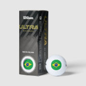 Flag patriottisch Brazilië Golfballen (Verpakking)