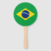 Flag patriottisch Brazilië Handwaaier (Achterkant)