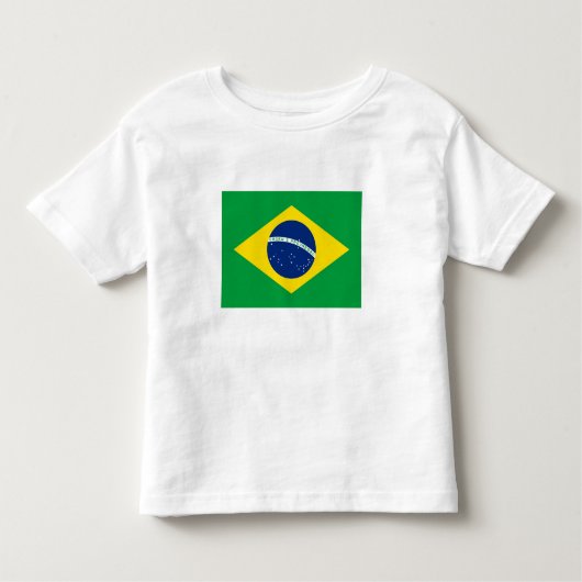 Flag patriottisch Brazilië Kinder Shirts (Voorkant)