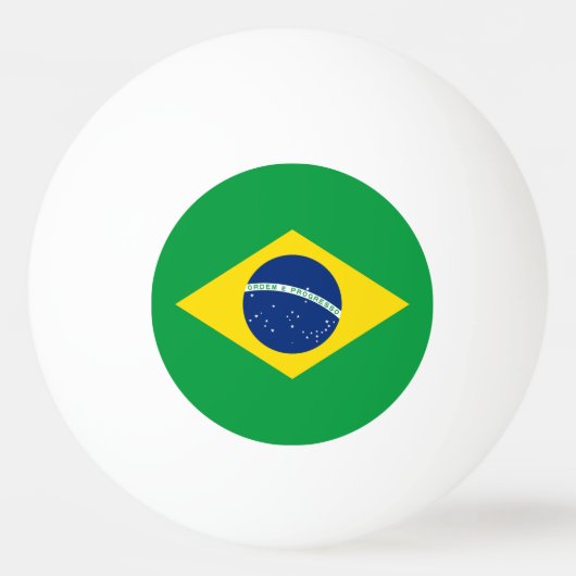 Flag patriottisch Brazilië Pingpongbal (Achterkant)
