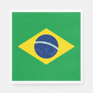 Flag patriottisch Brazilië Servet