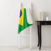 Flag patriottisch Brazilië Sherpa Deken (In situ)
