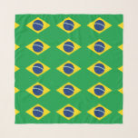 Flag patriottisch Brazilië Sjaal<br><div class="desc">De nationale vlag van Brazilië.</div>