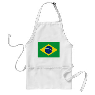Flag patriottisch Brazilië Standaard Schort