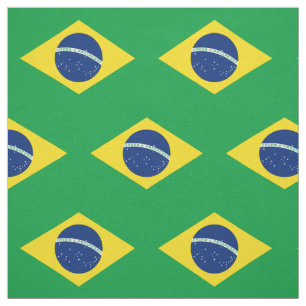 Flag patriottisch Brazilië Stof