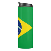 Flag patriottisch Brazilië Thermosbeker (Geroteerd rechts)