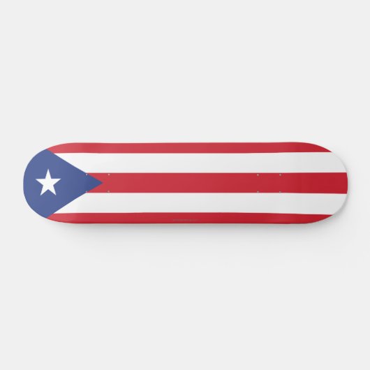 Flag Puerto Rico Plain Persoonlijk Skateboard (Horizontaal)