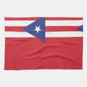 Flag Puerto Rico Plain Theedoek (Horizontaal)