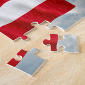 Flag Puerto Rico - Puzzle Legpuzzel (Zijkant)