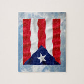 Flag Puerto Rico - Puzzle Legpuzzel (Verticaal)
