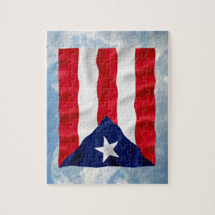 Flag Puerto Rico - Puzzle Legpuzzel