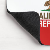 Flag Red Star Design van de staat KLIFORNIË Muismat (Hoek)