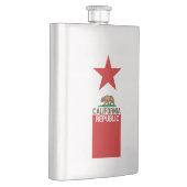 Flag Red Star van de staat KLIFORNIË Flacon (Rechts)