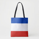 Flag Schleswig-Holstein Canvas tas (Voorkant)