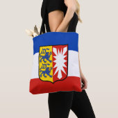 Flag Schleswig-Holstein Canvas tas (Dichtbij)