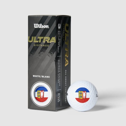 Flag Schleswig-Holstein Golf Balls Golfballen (Verpakking)
