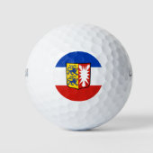 Flag Schleswig-Holstein Golf Balls Golfballen (Voorkant)