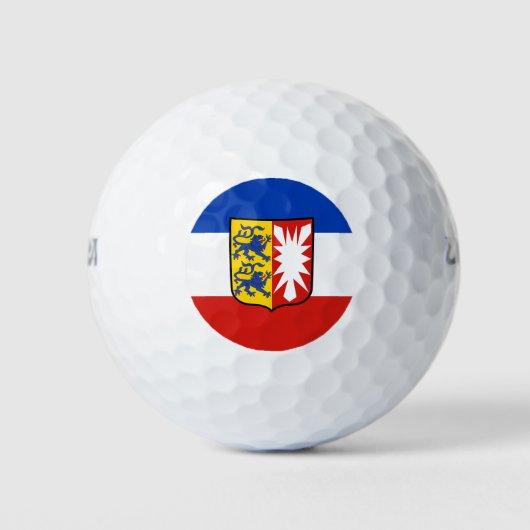 Flag Schleswig-Holstein Golf Balls Golfballen (Voorkant)