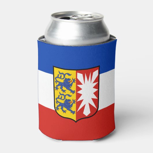 Flag Schleswig-Holstein Koelbox Blikjeskoeler (Blikje Voorkant)