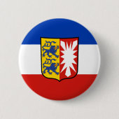Flag Schleswig-Holstein Pinback Button (Voorkant)