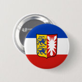 Flag Schleswig-Holstein Pinback Button (Voorkant /achterkant)