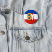 Flag Schleswig-Holstein Pinback Button (In situ)