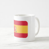 Flag spain Twitter emoji Koffiemok (Voorkant rechts)