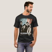 Flag The Highwaymen Band 35 jaar Jubileum Gift T-shirt (Voorkant volledig)