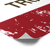 Flag Truckee Californië Poster (Hoek)