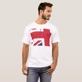 Flag UK English London T-shirt (Voorkant volledig)