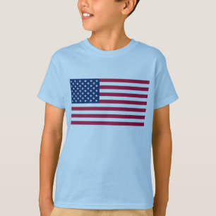 FLAG_USA, dag van onafhankelijkheid van 4 juli T-shirt