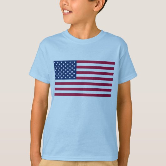 FLAG_USA, dag van onafhankelijkheid van 4 juli T-shirt (Voorkant)
