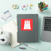 Flag van Hamburg Vinyl Sticker (iPad Cover)