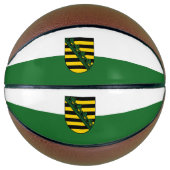 Flag van Saxony Basketball Basketbal (Voorkant)