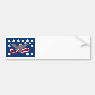 Flag van Whiskey Rebellion Bumpersticker