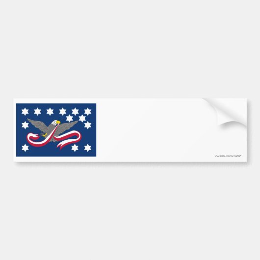 Flag van Whiskey Rebellion Bumpersticker (Voorkant)