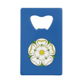 Flag van Yorkshire Credit Card Bottle Open Creditkaart Flessenopener (Voorkant)
