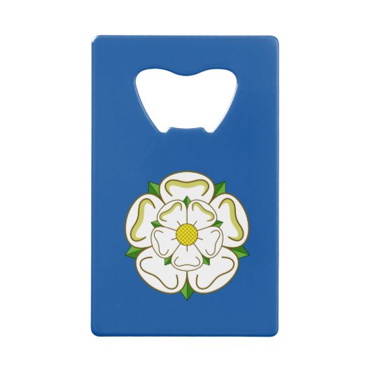 Flag van Yorkshire Credit Card Bottle Open Creditkaart Flessenopener (Voorkant)