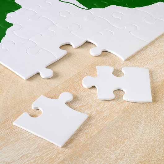 Flag voor Pakistan Map Legpuzzel (Zijkant)