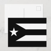 Flag voor protesten in Puerto Rico Briefkaart (Voorkant / Achterkant)
